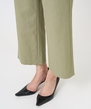 F6LGD17200 MICHEL KLEIN(小さいサイズ)(メゾン ドゥ サンク) [小さいサイズ][定番人気]ドライストレッチワイドパンツ カーキ