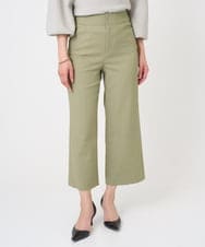 F6LGD17200 MICHEL KLEIN(小さいサイズ)(メゾン ドゥ サンク) [小さいサイズ][定番人気]ドライストレッチワイドパンツ カーキ