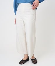 F6LGD17200 MICHEL KLEIN(小さいサイズ)(メゾン ドゥ サンク) [小さいサイズ][定番人気]ドライストレッチワイドパンツ カーキ