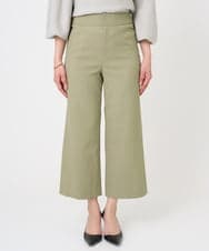 F6LGD17200 MICHEL KLEIN(小さいサイズ)(メゾン ドゥ サンク) [小さいサイズ][定番人気]ドライストレッチワイドパンツ カーキ