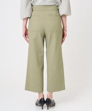 F6LGD17200 MICHEL KLEIN(小さいサイズ)(メゾン ドゥ サンク) [小さいサイズ][定番人気]ドライストレッチワイドパンツ カーキ