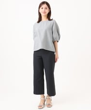 F6LHD17200 MICHEL KLEIN(小さいサイズ)(メゾン ドゥ サンク) [小さいサイズ][定番人気]ドライストレッチワイドパンツ ベージュ