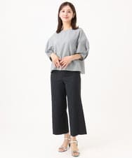 F6LHD17200 MICHEL KLEIN(小さいサイズ)(メゾン ドゥ サンク) [小さいサイズ][定番人気]ドライストレッチワイドパンツ ベージュ