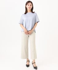 F6LHD17200 MICHEL KLEIN(小さいサイズ)(メゾン ドゥ サンク) [小さいサイズ][定番人気]ドライストレッチワイドパンツ ベージュ