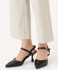 F6LHD17200 MICHEL KLEIN(小さいサイズ)(メゾン ドゥ サンク) [小さいサイズ][定番人気]ドライストレッチワイドパンツ ベージュ