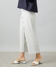F6LHD17200 MICHEL KLEIN(小さいサイズ)(メゾン ドゥ サンク) [小さいサイズ][定番人気]ドライストレッチワイドパンツ ライトグレー