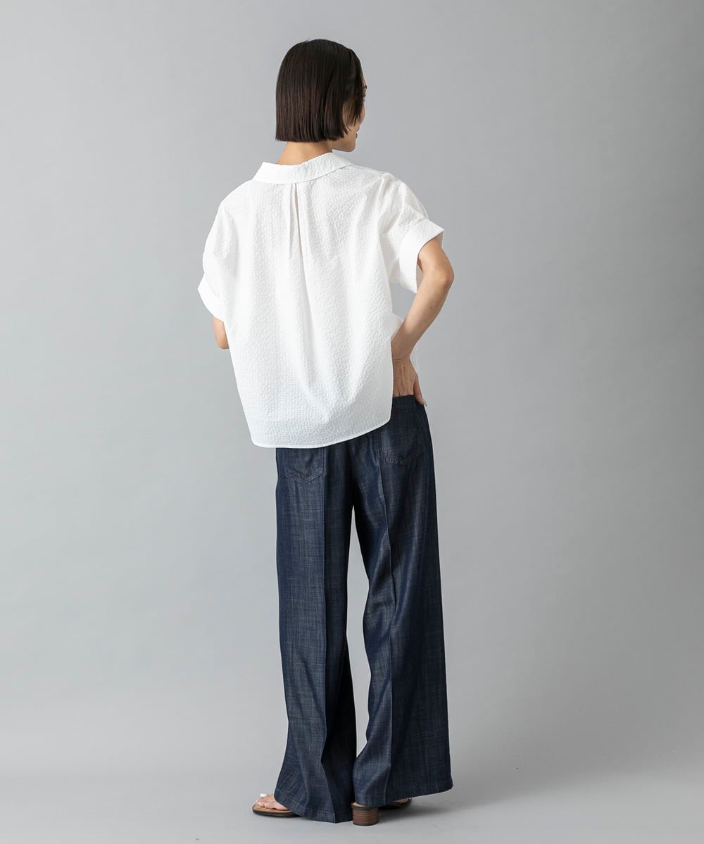 F6LHD18260 MICHEL KLEIN(小さいサイズ)(メゾン ドゥ サンク) [小さいサイズ]ライトデニムパンツ ネイビー
