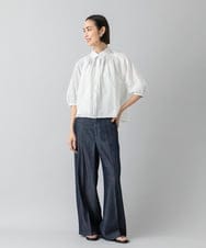 F6LHD18260 MICHEL KLEIN(小さいサイズ)(メゾン ドゥ サンク) [小さいサイズ]ライトデニムパンツ ネイビー
