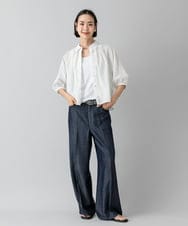 F6LHD18260 MICHEL KLEIN(小さいサイズ)(メゾン ドゥ サンク) [小さいサイズ]ライトデニムパンツ ネイビー