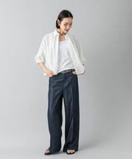 F6LHD18260 MICHEL KLEIN(小さいサイズ)(メゾン ドゥ サンク) [小さいサイズ]ライトデニムパンツ ネイビー