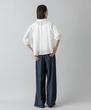 F6LHD18260 MICHEL KLEIN(小さいサイズ)(メゾン ドゥ サンク) [小さいサイズ]ライトデニムパンツ ネイビー