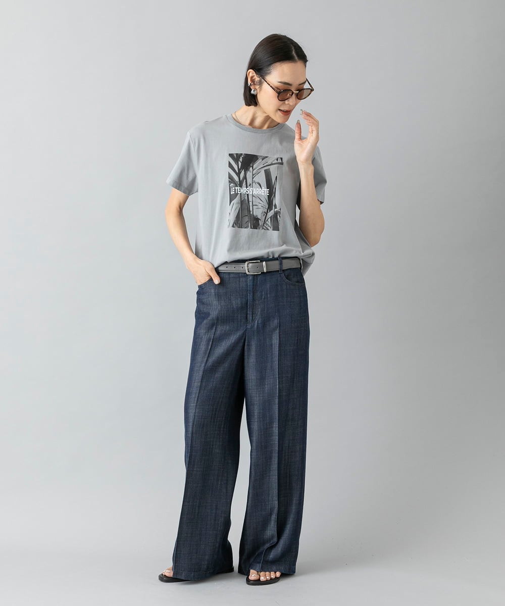 F6LHD18260 MICHEL KLEIN(小さいサイズ)(メゾン ドゥ サンク) [小さいサイズ]ライトデニムパンツ ネイビー