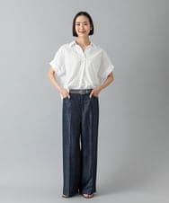 F6LHD18260 MICHEL KLEIN(小さいサイズ)(メゾン ドゥ サンク) [小さいサイズ]ライトデニムパンツ ネイビー