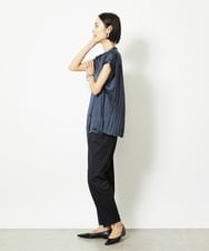 F6LJA07200 MICHEL KLEIN(小さいサイズ)(メゾン ドゥ サンク) ［小さいサイズ］ツイルストレッチテーパードパンツ ベージュ