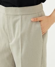 F6LJA07200 MICHEL KLEIN(小さいサイズ)(メゾン ドゥ サンク) ［小さいサイズ］ツイルストレッチテーパードパンツ ベージュ