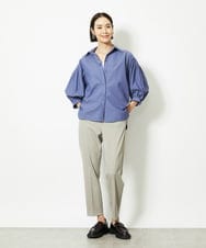 F6LJA07200 MICHEL KLEIN(小さいサイズ)(メゾン ドゥ サンク) ［小さいサイズ］ツイルストレッチテーパードパンツ ベージュ
