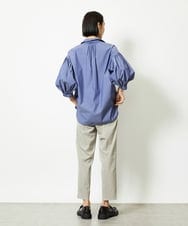 F6LJA07200 MICHEL KLEIN(小さいサイズ)(メゾン ドゥ サンク) ［小さいサイズ］ツイルストレッチテーパードパンツ ベージュ