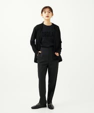 F6LJA07200 MICHEL KLEIN(小さいサイズ)(メゾン ドゥ サンク) ［小さいサイズ］ツイルストレッチテーパードパンツ ベージュ