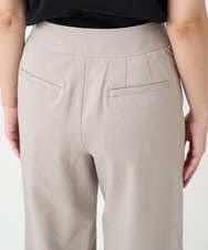 F6LJA08180 MICHEL KLEIN(小さいサイズ)(メゾン ドゥ サンク) ［小さいサイズ］ツイルストレッチワイドパンツ ベージュ