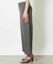 F6LJA08180 MICHEL KLEIN(小さいサイズ)(メゾン ドゥ サンク) ［小さいサイズ］ツイルストレッチワイドパンツ ベージュ