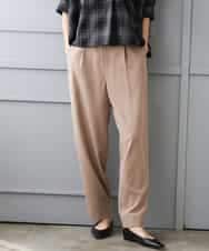 F6LJD02240 MICHEL KLEIN(小さいサイズ)(メゾン ドゥ サンク) 【小さいサイズ】[2WAY]ピーチタッチワイドパンツ ダークグレー