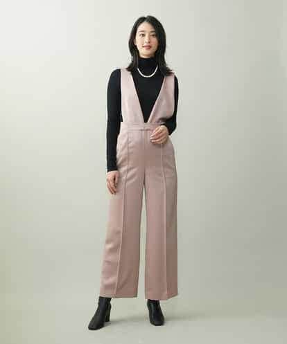 F6LJP21230 MICHEL KLEIN(小さいサイズ) [小さいサイズ]ライトサテン2WAYサロペット