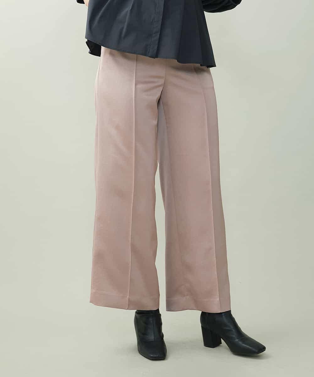 F6LJP21230 MICHEL KLEIN(小さいサイズ)(メゾン ドゥ サンク) [小さいサイズ]ライトサテン2WAYサロペット ベージュ(82)