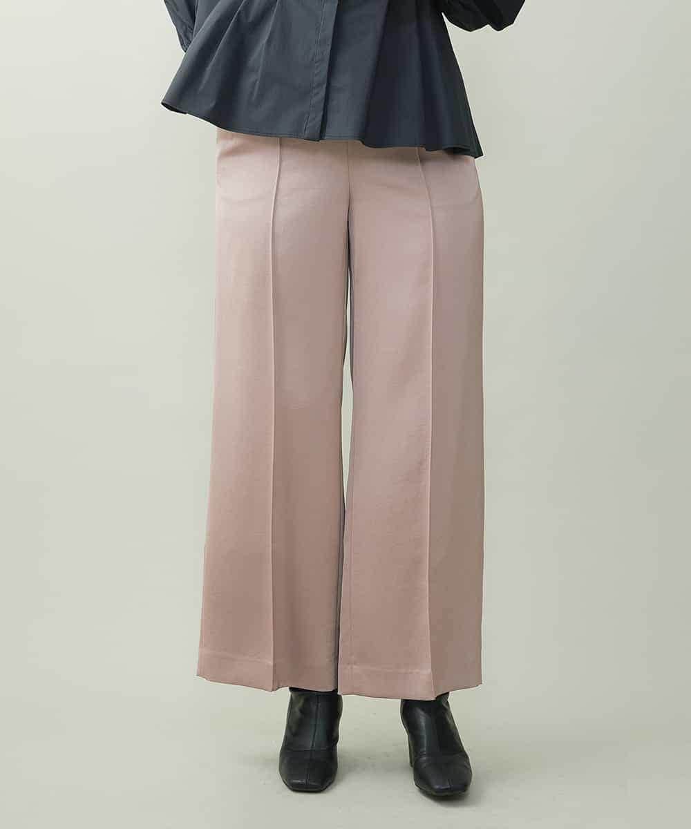 F6LJP21230 MICHEL KLEIN(小さいサイズ)(メゾン ドゥ サンク) [小さいサイズ]ライトサテン2WAYサロペット ベージュ(82)