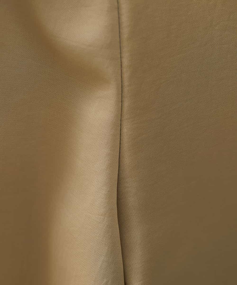 F6LJP21230 MICHEL KLEIN(小さいサイズ)(メゾン ドゥ サンク) [小さいサイズ]ライトサテン2WAYサロペット ベージュ(82)