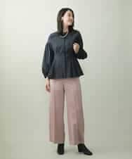 F6LJP21230 MICHEL KLEIN(小さいサイズ)(メゾン ドゥ サンク) [小さいサイズ]ライトサテン2WAYサロペット ベージュ(82)