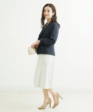 F6PDS04300 MICHEL KLEIN(小さいサイズ)(メゾン ドゥ サンク) [小さいサイズ]2WAY Vネックジャージーワンピース ネイビー(57)