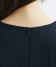 F6PDS04300 MICHEL KLEIN(小さいサイズ)(メゾン ドゥ サンク) [小さいサイズ]2WAY Vネックジャージーワンピース ネイビー(57)