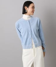 F6SAD11230 MICHEL KLEIN(小さいサイズ)(メゾン ドゥ サンク) [小さいサイズ]コンパクトモールカーディガン ライトブルー