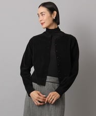 F6SAD11230 MICHEL KLEIN(小さいサイズ)(メゾン ドゥ サンク) [小さいサイズ]コンパクトモールカーディガン ライトブルー