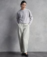 F6SAD11230 MICHEL KLEIN(小さいサイズ)(メゾン ドゥ サンク) [小さいサイズ]コンパクトモールカーディガン ライトブルー