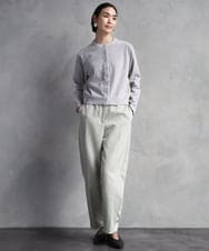 F6SAD11230 MICHEL KLEIN(小さいサイズ)(メゾン ドゥ サンク) [小さいサイズ]コンパクトモールカーディガン ライトブルー