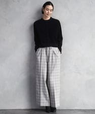 F6SAD11230 MICHEL KLEIN(小さいサイズ)(メゾン ドゥ サンク) [小さいサイズ]コンパクトモールカーディガン ライトブルー