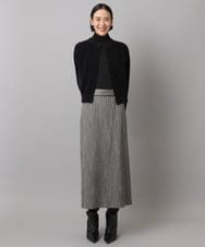 F6SAD11230 MICHEL KLEIN(小さいサイズ)(メゾン ドゥ サンク) [小さいサイズ]コンパクトモールカーディガン ライトブルー