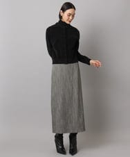 F6SAD11230 MICHEL KLEIN(小さいサイズ)(メゾン ドゥ サンク) [小さいサイズ]コンパクトモールカーディガン ライトブルー