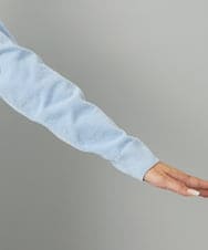 F6SAD11230 MICHEL KLEIN(小さいサイズ)(メゾン ドゥ サンク) [小さいサイズ]コンパクトモールカーディガン ライトブルー