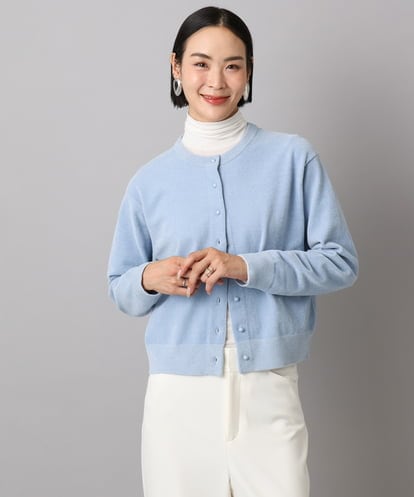 F6SAD11230 MICHEL KLEIN(小さいサイズ) [小さいサイズ]コンパクトモールカーディガン