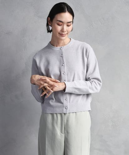 F6SAD11230 MICHEL KLEIN(小さいサイズ) [小さいサイズ]コンパクトモールカーディガン