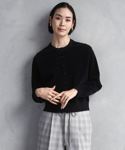 F6SAD11230 MICHEL KLEIN(小さいサイズ) [小さいサイズ]コンパクトモールカーディガン