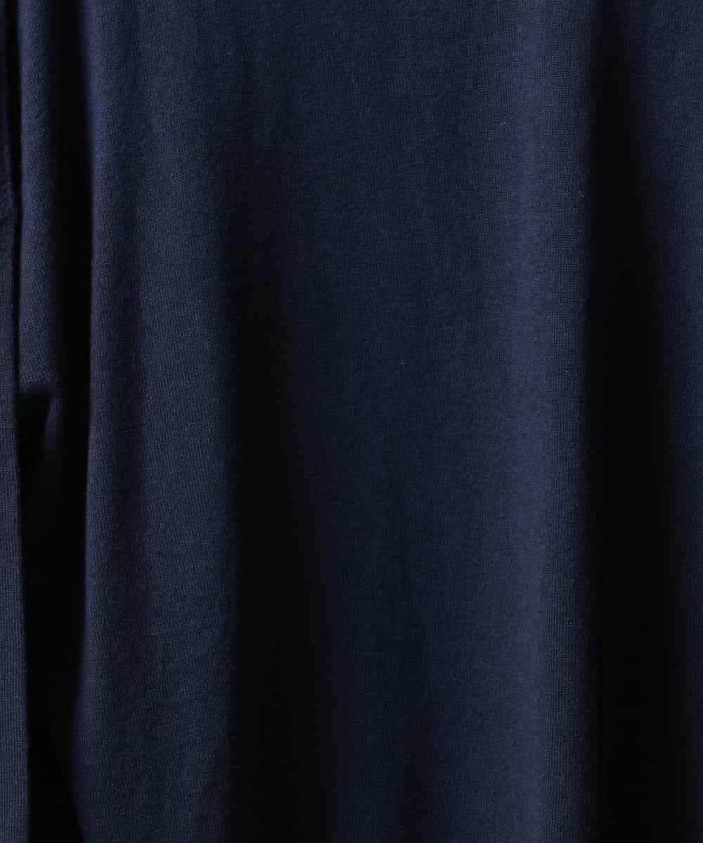 F6SAG43250 MICHEL KLEIN(小さいサイズ)(メゾン ドゥ サンク) 【小さいサイズ】カシミヤ混トッパーカーディガン ネイビー