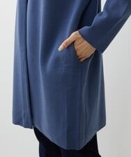 F6SAV24330 MICHEL KLEIN(小さいサイズ)(メゾン ドゥ サンク) [小さいサイズ]ダブルフェイスニットコーディガン ダークグレー(93)