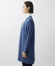 F6SAV24330 MICHEL KLEIN(小さいサイズ)(メゾン ドゥ サンク) [小さいサイズ]ダブルフェイスニットコーディガン ダークグレー(93)