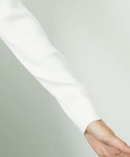 F6SDD01230 MICHEL KLEIN(小さいサイズ)(メゾン ドゥ サンク) [小さいサイズ][アンサンブル対応]コンパクトクルーネックカーディガン ラベンダー