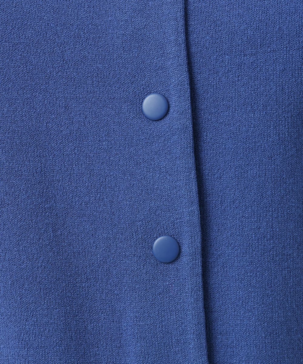 F6SDD13230 MICHEL KLEIN(小さいサイズ)(メゾン ドゥ サンク) [小さいサイズ]コンパクトクルーネックカーディガン ブルー