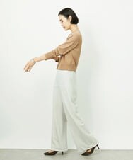 F6SDD13230 MICHEL KLEIN(小さいサイズ)(メゾン ドゥ サンク) [小さいサイズ]コンパクトクルーネックカーディガン ブルー