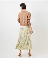 F6SDD13230 MICHEL KLEIN(小さいサイズ)(メゾン ドゥ サンク) [小さいサイズ]コンパクトクルーネックカーディガン ベージュ